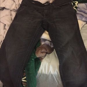 Hollister black skinny jeans